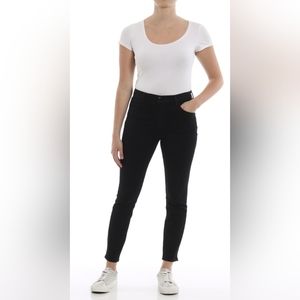 GUC J Brand Black Indigo Vanity skinny ankle stretch jeans Size 24 light wear